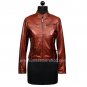 NWT Women's Retro Biker Leather Jacket Style 27F