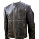 NWT Men's Retro Biker Leather Jacket Style M14