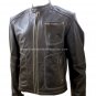 NWT Men's Retro Biker Leather Jacket Style M14