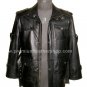 NWT Men's High Neck Bomber DNA Leather Jacket Style MD-13