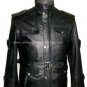 NWT Men's High Neck Bomber DNA Leather Jacket Style MD-13