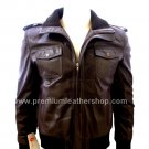 NWT Men's Bomber Dominance Leather Jacket Style M802