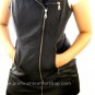 NWT Women's Sleeve Less Biker Leather Dress Style 66-F