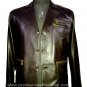 NWT Men's 3 Button Leather Blazer Jacket Style M18