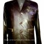 NWT Men's 3 Button Leather Blazer Jacket Style M18