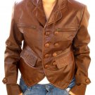 NWT Women's Boyfriend Leather Blazer Jacket Style 36F Sizes XS to 3XL