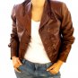NWT Women's Boyfriend Leather Blazer Jacket Style 36F Sizes XS to 3XL
