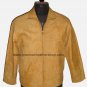 NWT Men's High Neck Distressed Finished Sheep Snuff leather Jacket Style M28