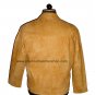 NWT Men's High Neck Distressed Finished Sheep Snuff leather Jacket Style M28