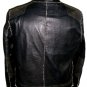 Men's Biker Leather jacket Style M25 Size L