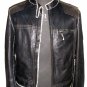 Men's Biker Leather jacket Style M25 Size XL