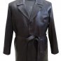 Men's 3 Button 3/4 Length Leather Blazer Style MD-20 Size XL (48" Chest)