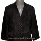 Men's 3 Button Classic Goat Suede Leather Blazer Style M61