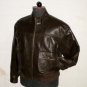 Men's Bomber Leather Jacket Style M21 Big & Tall Size 5X (58" Chest)