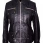 NWT Women's Bomber Style Leather Jacket Style 2550