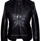 NWT Women's Mandarin Collar Leather Jacket Style 2440