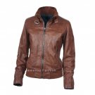 NWT Women's Bomber Leather Jacket FS-66