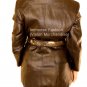 NWT Women's Trench Style Leather Blazer Style FS-132