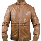 NWT Men's 3 in 1 Sleeves Bomber Leather Jacket Style MD-158