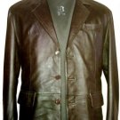 NWT Men's 3 Button Classic Leather Blazer Style M60 Size XL $120 + shipping or your best offer