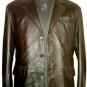 NWT Men's 3 Button Classic Leather Blazer Style M60 Size XL $120 + shipping or your best offer