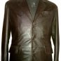 NWT Men's 3 Button Classic Leather Blazer Style M60 Size XL $120 + shipping or your best offer