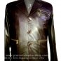NWT Men's 3 Button Leather Blazer Jacket Style M18