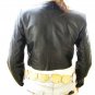 Women's Cropped Crewneck Leather Jacket Style 2600 (Used)