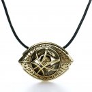 NEW Dr Doctor Strange Eye of Agamotto Amulet Men Antique Bronze Pendant Necklace