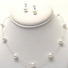 Multi-Pearl Illusion Necklace Set BLP221