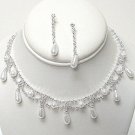 Dangling Pearl Choker Set BLP284