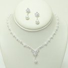 Dainty "Y" Austrian Crystal Set BLP335
