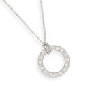 Pave Open Circle Necklace 32274
