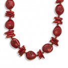 Red Coral Necklace 32996-17