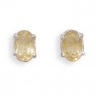 Oval Citrine Earrings 64757
