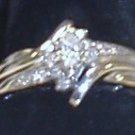 14KT WHITE GOLD DIAMOND WEDDING RING