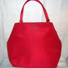 Escada raspberry tote handbag with rhinestones glamorous unused ll1576