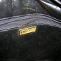 RO-EL black leather shoulder bag purse vintage made Canada ll1575
