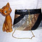 Marlo 4 color metallic mesh evening bag never used vintage ll1525