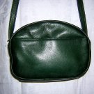 Tignanello leather shoulder bag adjustable strap hunter green unused ll1503