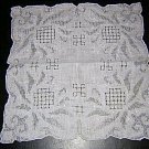 Appenzel embroidery threadwork wedding hanky vintage antique ll1620