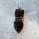 Sterling silver amethyst cabochons pendant vintage jewelry ll1300