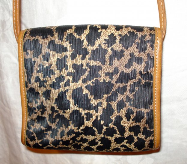 Anne Klein II animal print shoulder bag purse leopard casual small ...