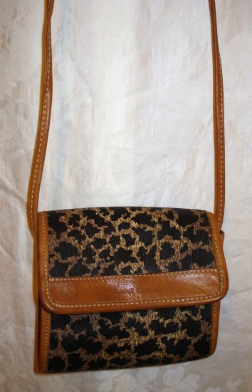 Anne Klein II animal print shoulder bag purse leopard casual small ...