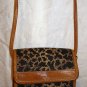 Anne Klein II animal print shoulder bag purse leopard casual small vintage ll1350