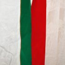 Two silk scarf ties in Christmas colors Tabi International unused vintage ll1362