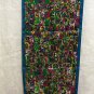 Elaine Gold Collection XIIX long silk scarf jewel tones unused vintage ll1357