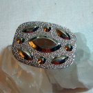 Silvertone scarf or dress clip perfect vintage jewelry ll1408