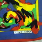 Cosmic Sepia cotton scarf bandana kerchief abstract art design ll2267