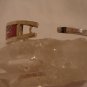 Taxco Mexico silver and abalone hinged bangle vintage ll2359